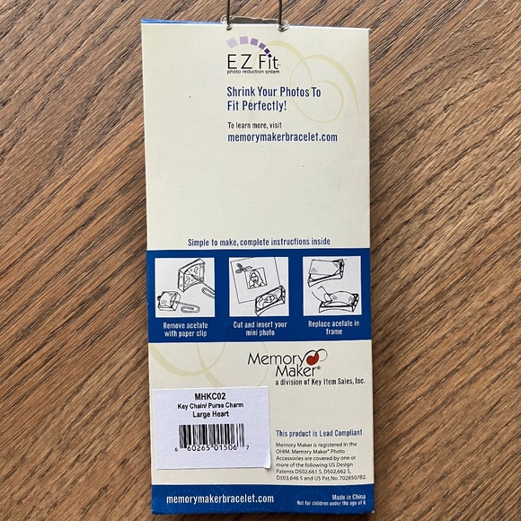 Memory maker photo charm keychain NEW - Picture 4 of 8